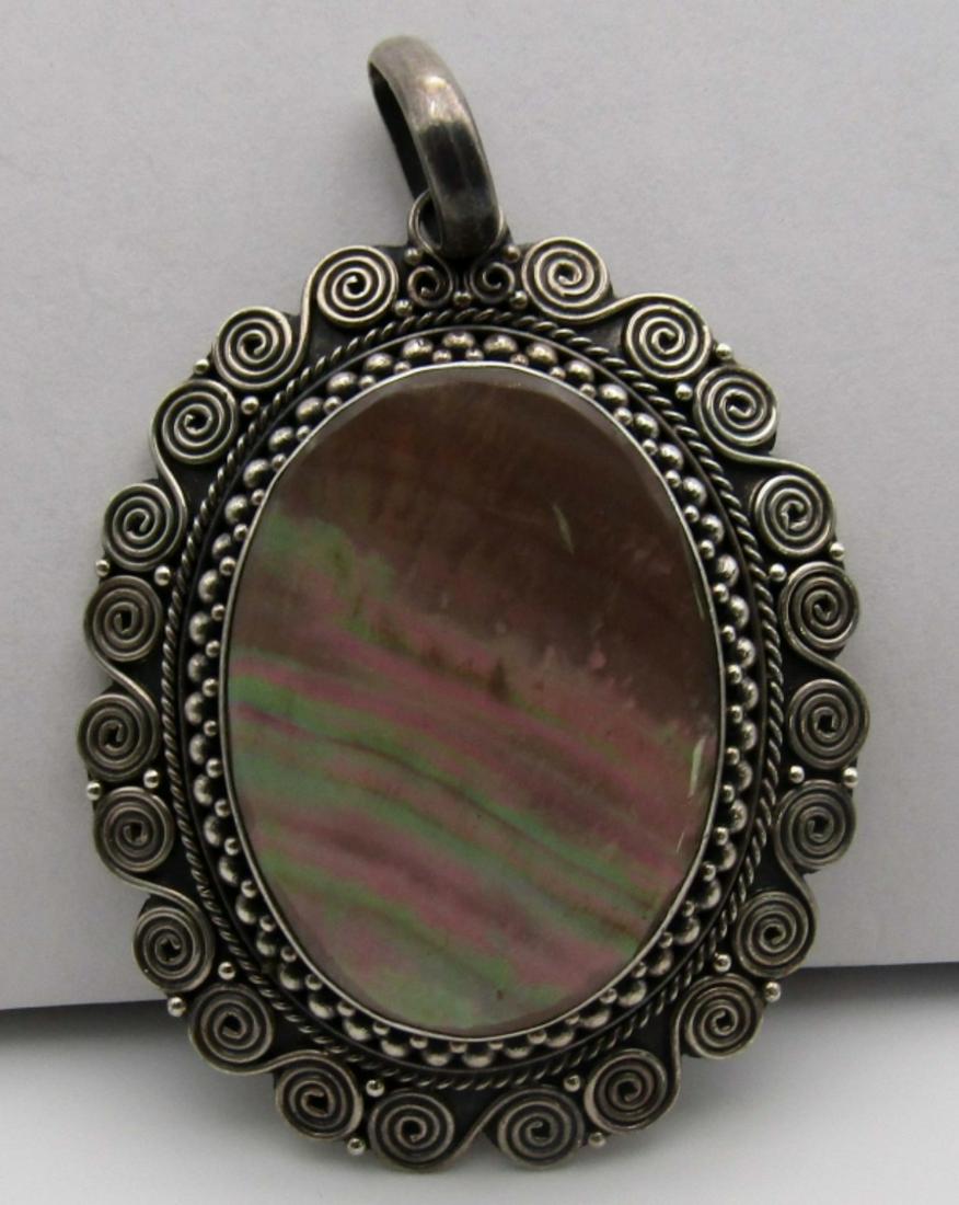 Sterling Abalone Pendant (1 of 4)