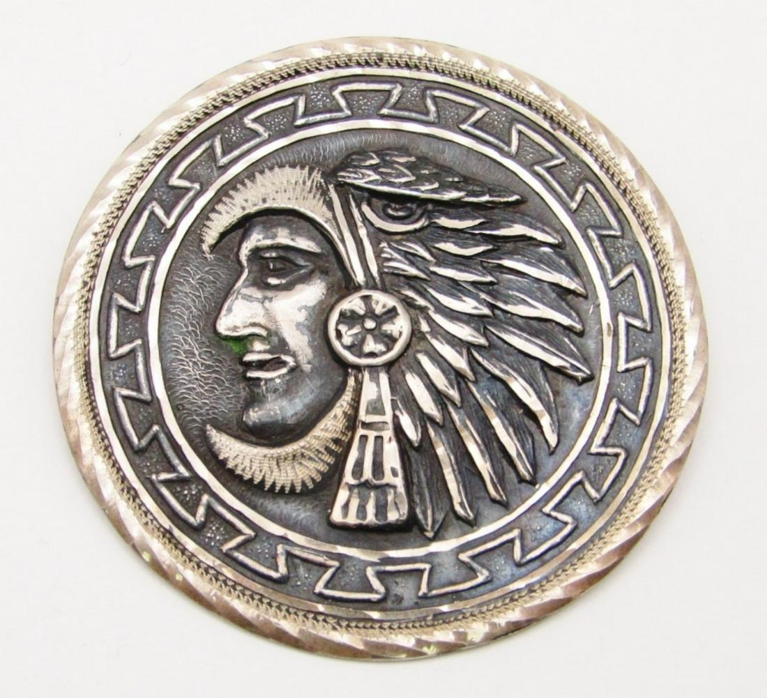 LARGE SOUTHWEST INDIAN DESIGN 925 PIN (1 of 3)