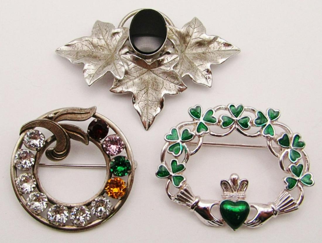 (3) STERLING VINTAGE PINS - VAN DELL, (1 of 7)