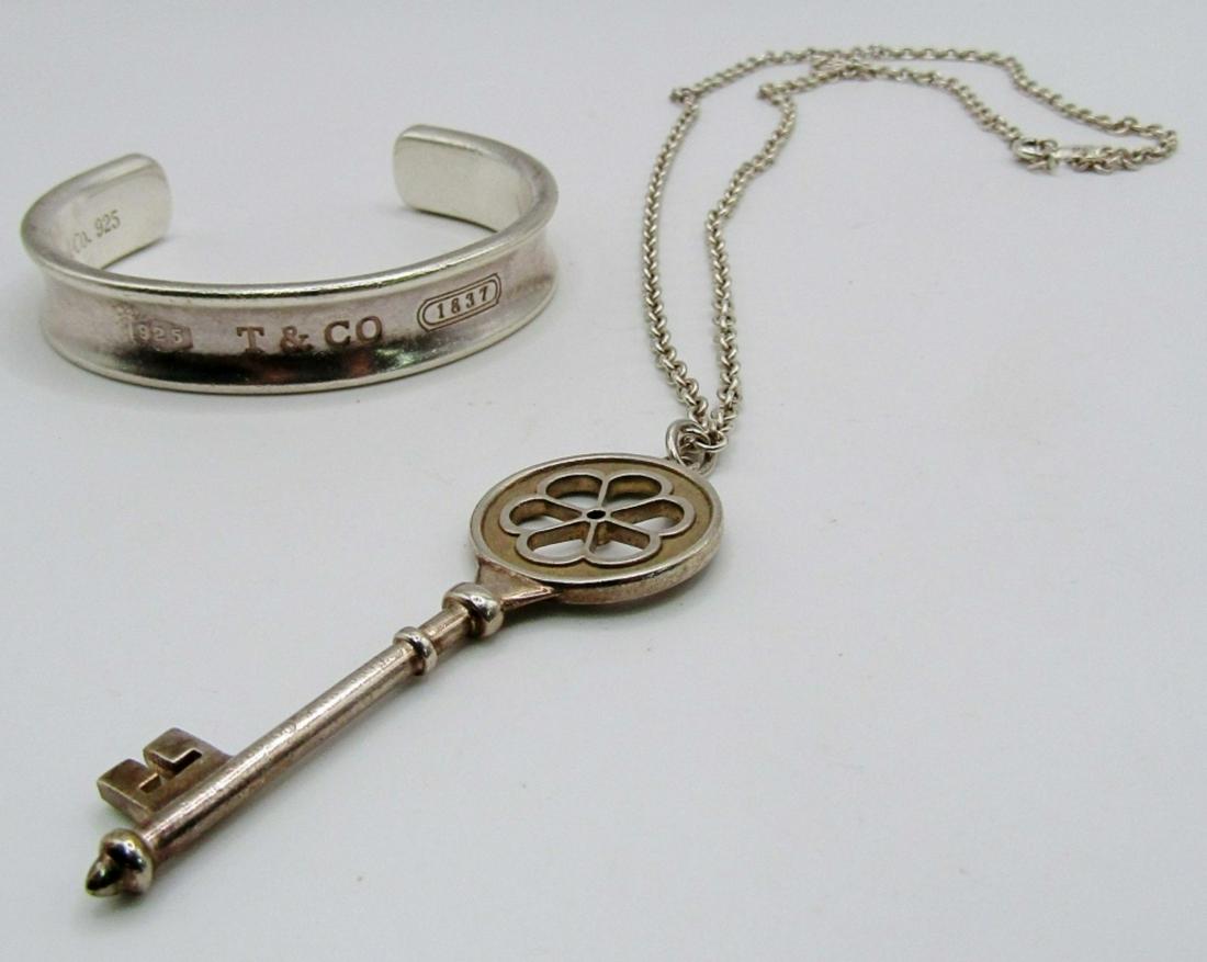 Tiffany & Co Key Necklace and Cuff bracelet (1 of 8)
