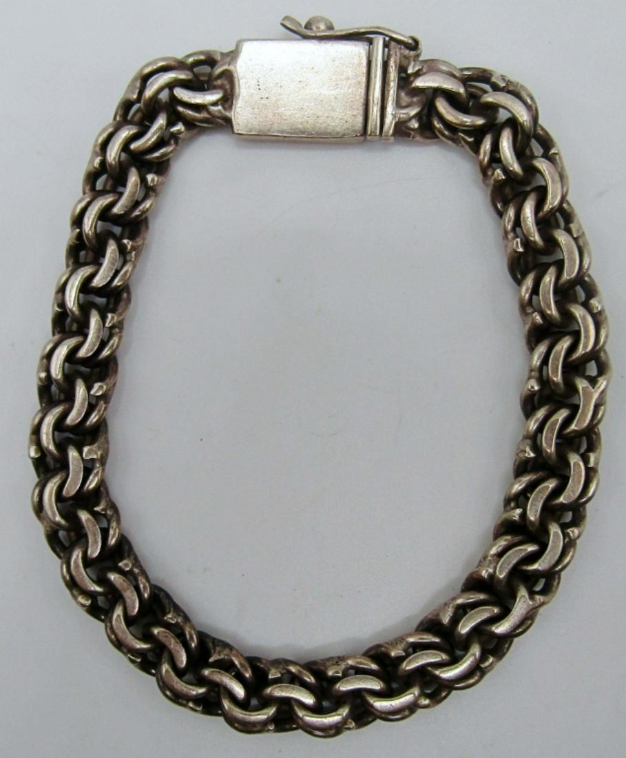 Mexico 925 Sterling Link Bracelet (1 of 4)