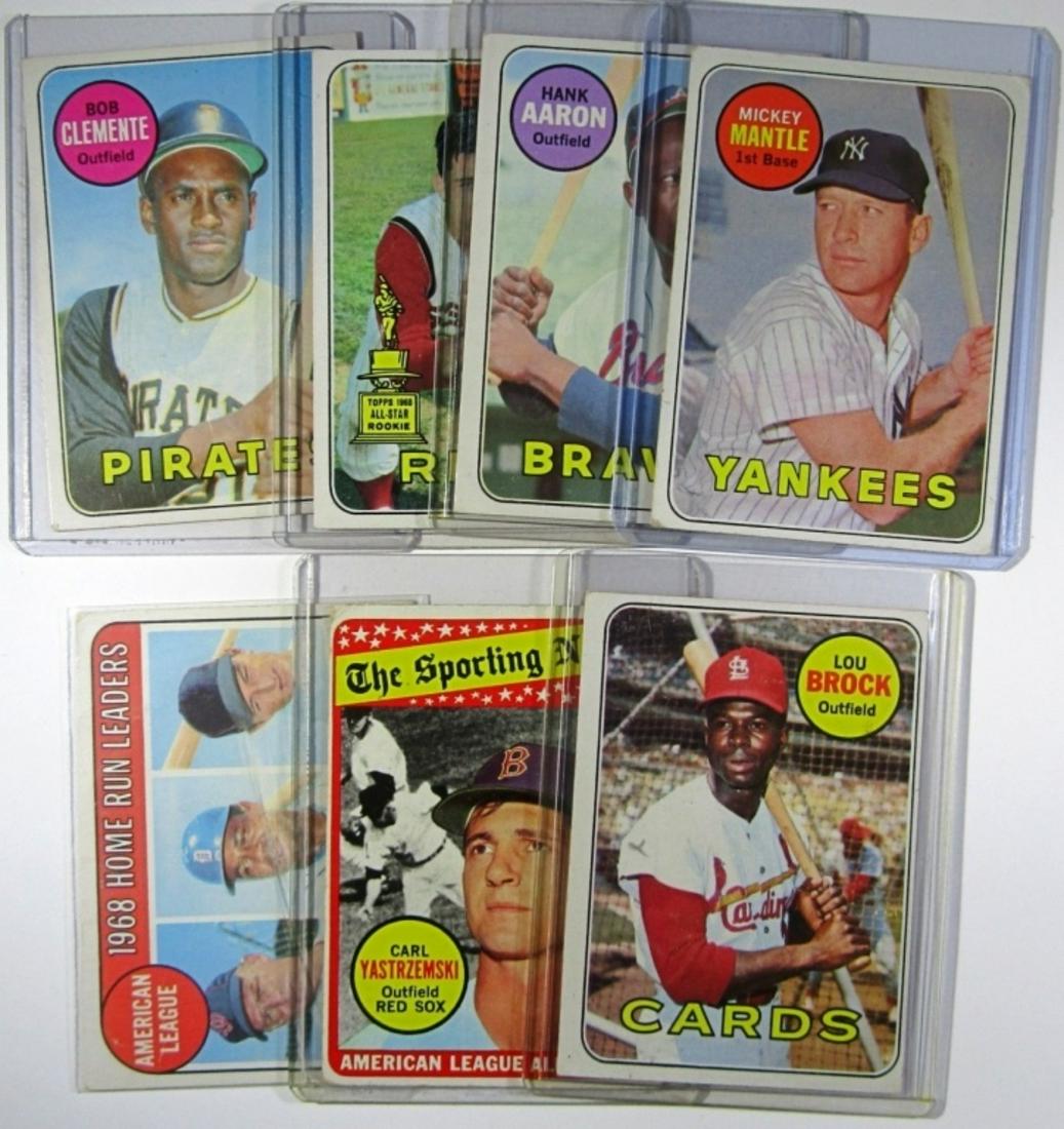 (7) 1969 TOPPS BASEBALL STAR CARDS (1 of 5)
