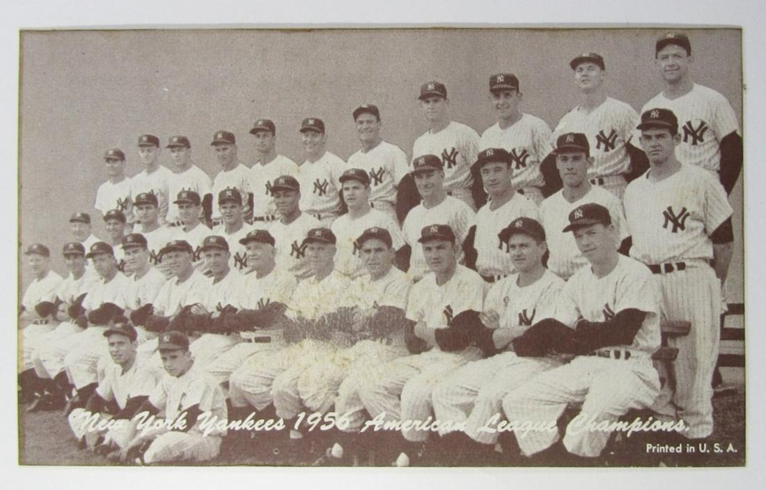 1947-66 Exhibit Card NEW YORK YANKEES (1 of 2)