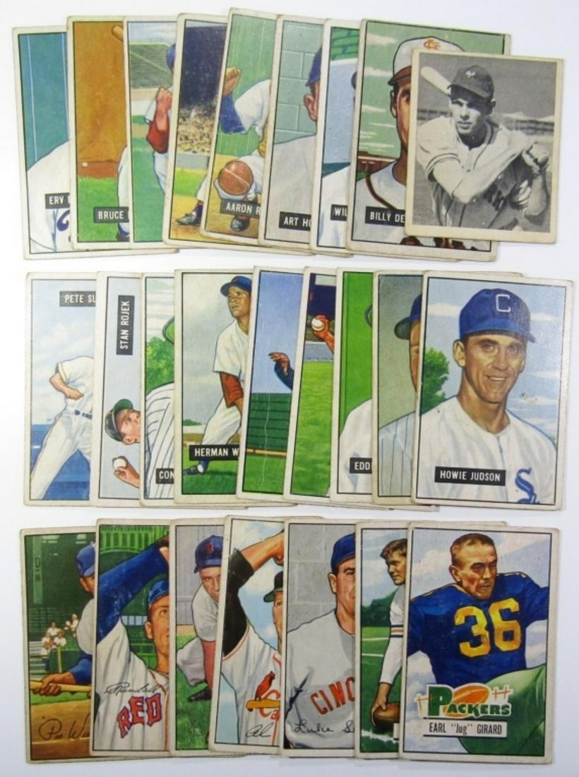 BOWMAN BASEBALL CARD LOT (1) 1948, (1 of 7)
