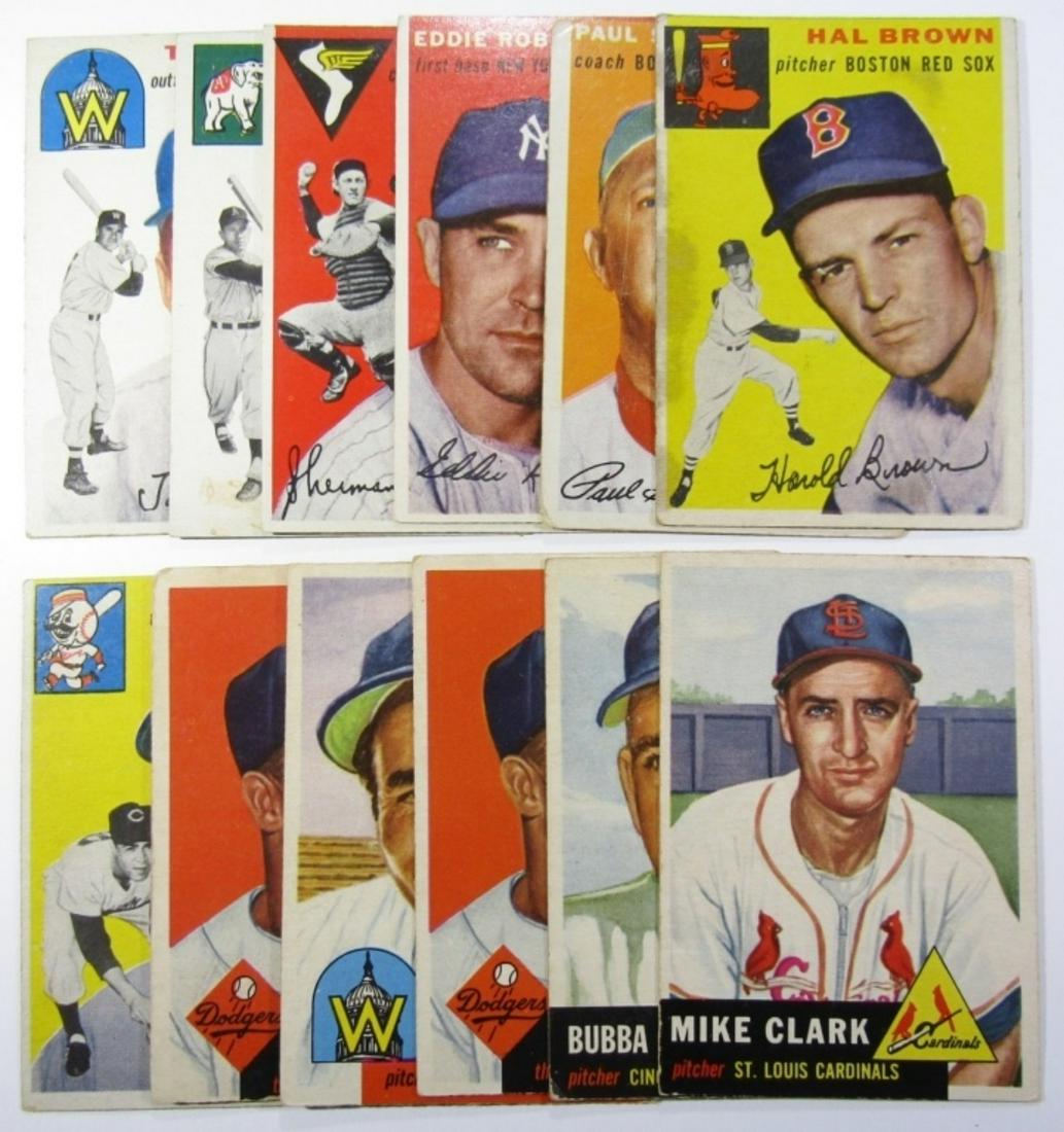 (5) 1953 TOPPS (7) 1954 TOPPS BASEBALL CARDS (1 of 5)