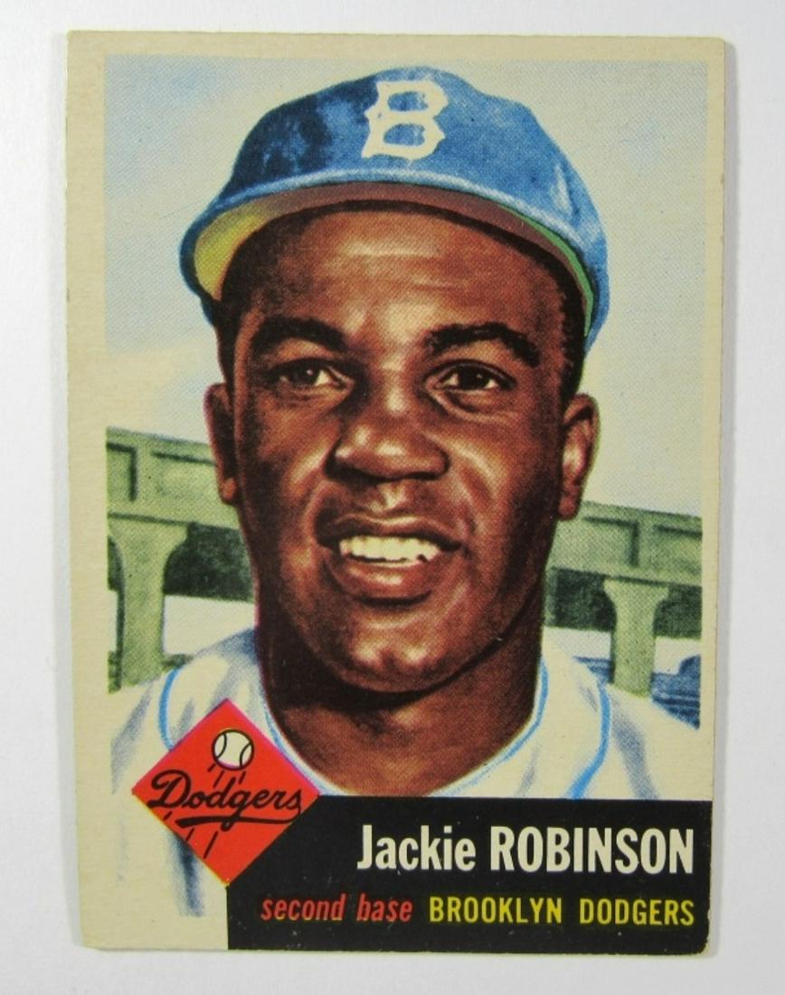 1953 TOPPS #1 JACKIE ROBINSON VGEX+ (1 of 2)