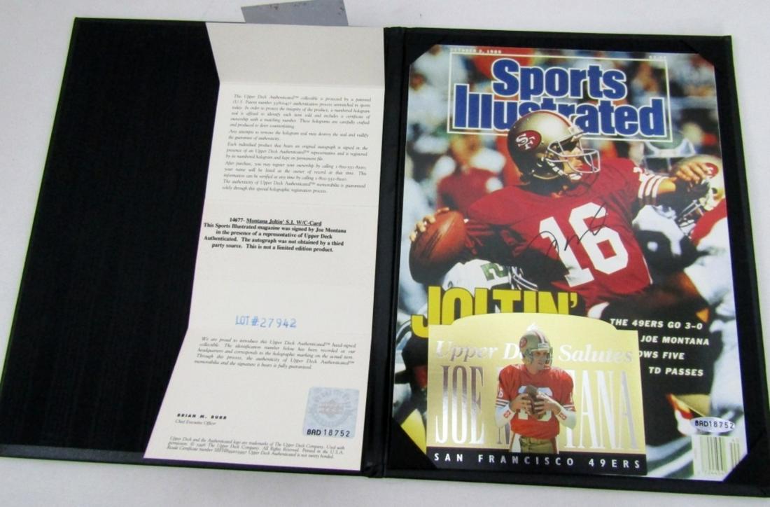JOE MONTANA UPPER DECK AUTO SPORT ILL. (1 of 6)