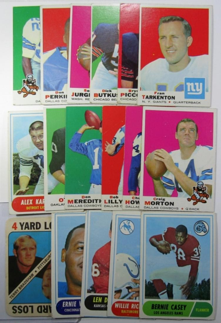 (17) VINTAGE TOPPS FOOTBALL CARDS (1 of 7)