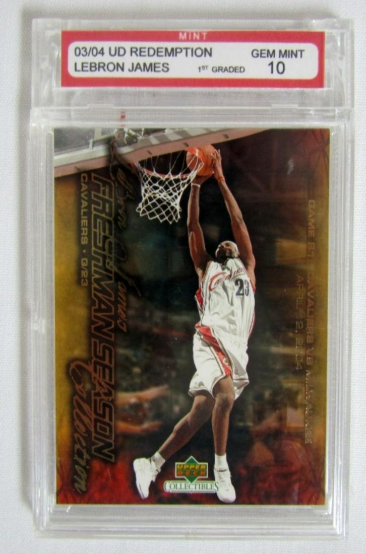 LeBron James 03/04 UD Redemption (1 of 2)