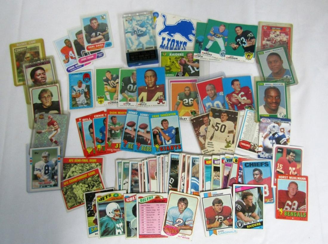 FOOTBALL CARD LOT - 60's, 70s, 80s, 90s (1 of 5)