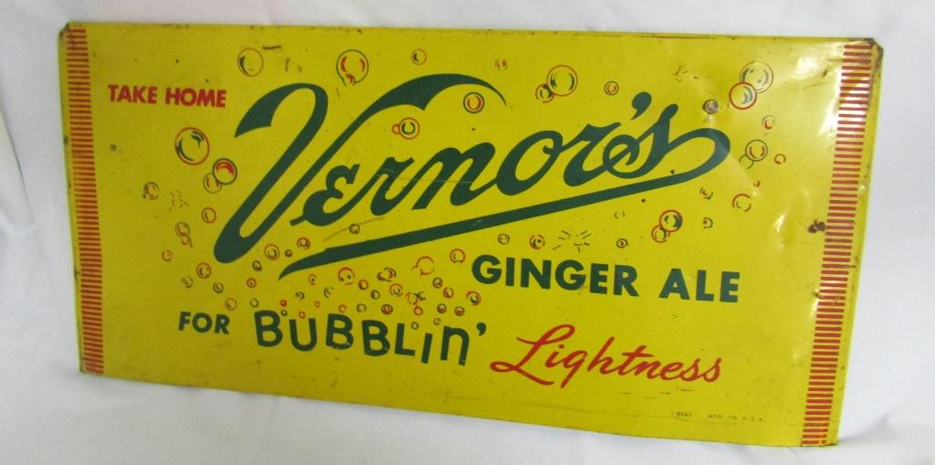 VERNORS METAL ADVERTISEMENT SIGN (1 of 2)