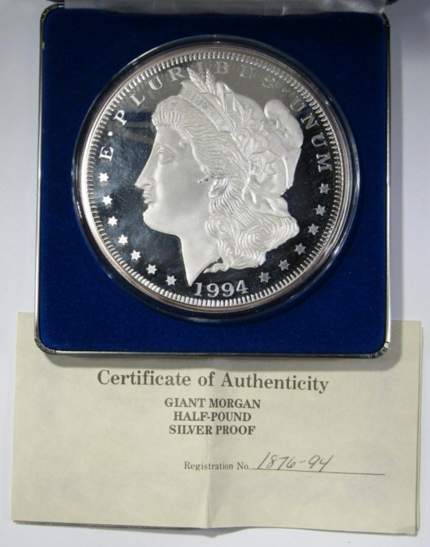 1994 GIANT MORGAN HALF POUND SILVER (1 of 3)