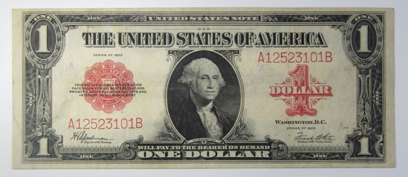 1923 $1 UNITED STATES NOTE (1 of 2)