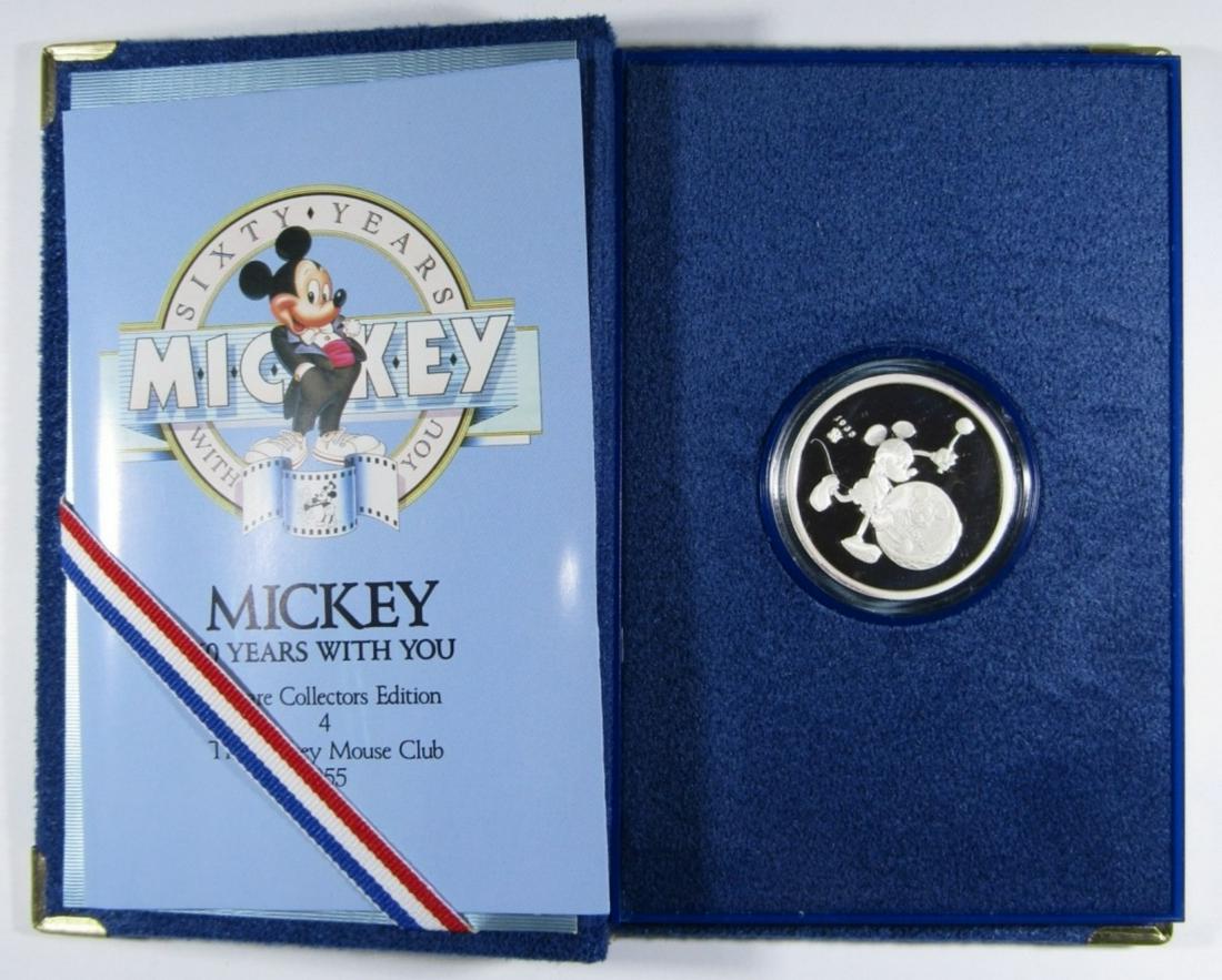 1988 MICKEY MOUSE CLUB 1oz .999 SILVER (1 of 5)