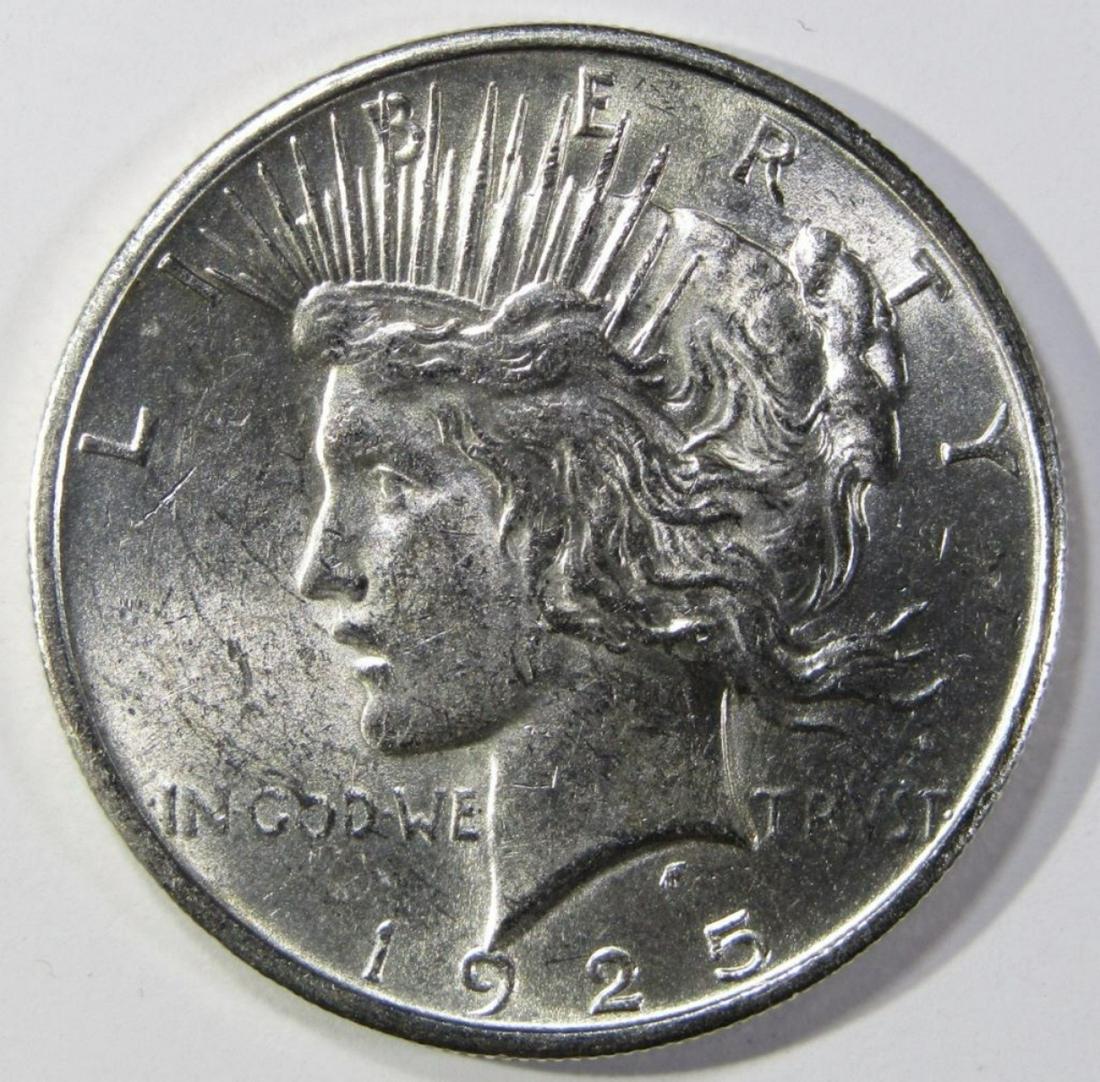 1925 PEACE DOLLAR BU (1 of 2)
