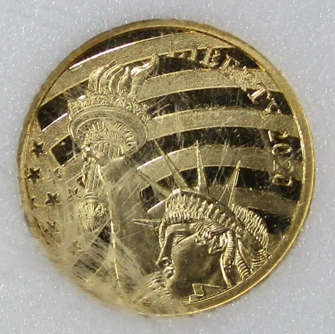 2020 $5 COOK ISLANDS 1/10 oz .24 GOLD (1 of 2)