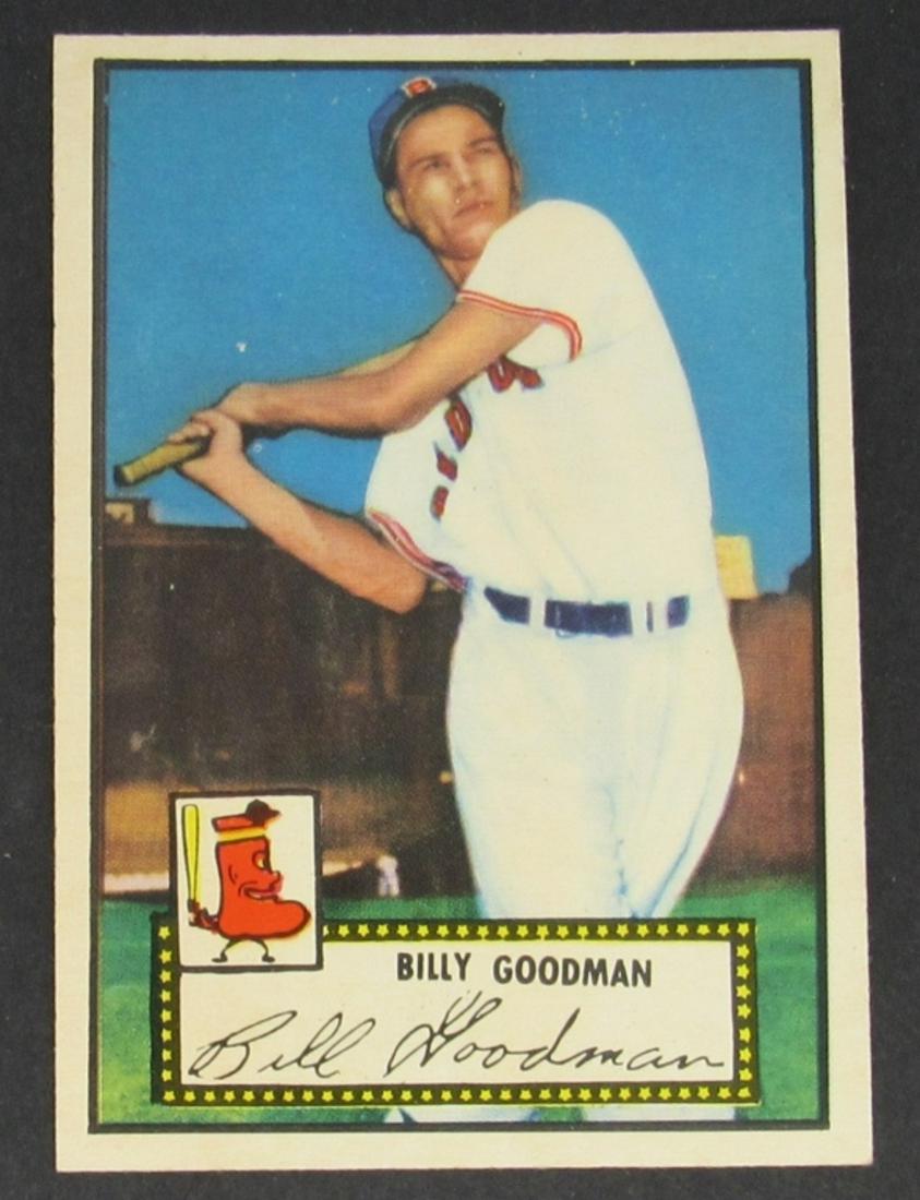 1952 Topps #23 BILLY GOODMAN EM+: RED BACK - GREAT COLOR & GLOSS