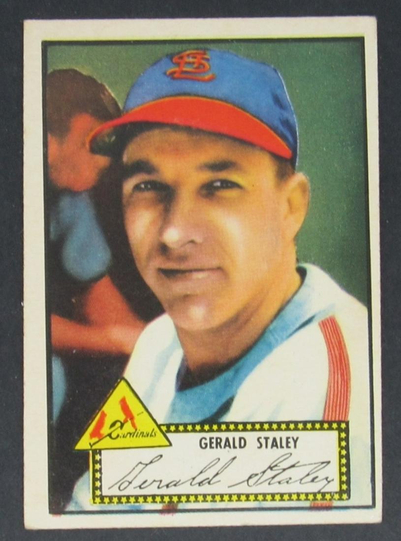 1952 Topps #79 GERALD STALEY VGEX: RED BACK - GREAT COLOR & GLOSS