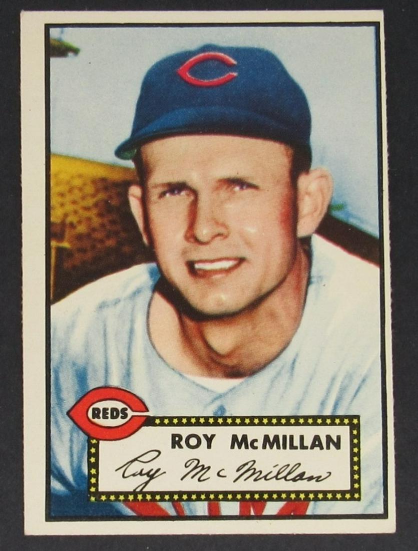 1952 Topps #137 ROY McMILLAN EM: RED BACK - GREAT COLOR & GLOSS