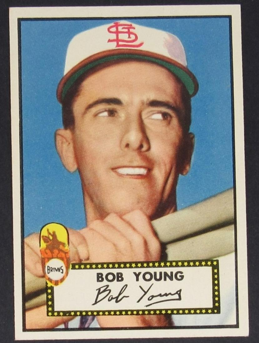 1952 Topps #147 BOB YOUNG NM: RED BACK - GREAT COLOR & GLOSS