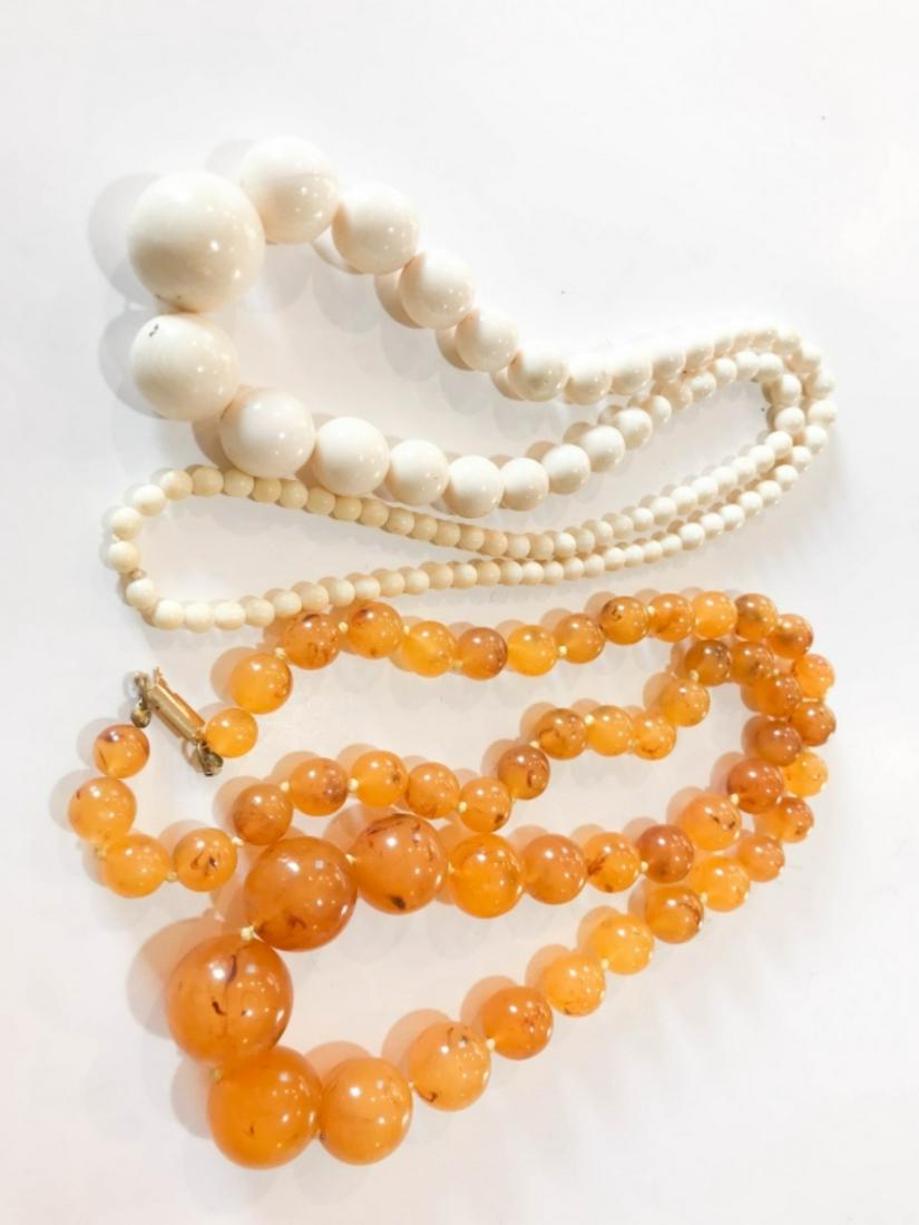 (2) VINTAGE LARGE NECKLACES (1 of 1)