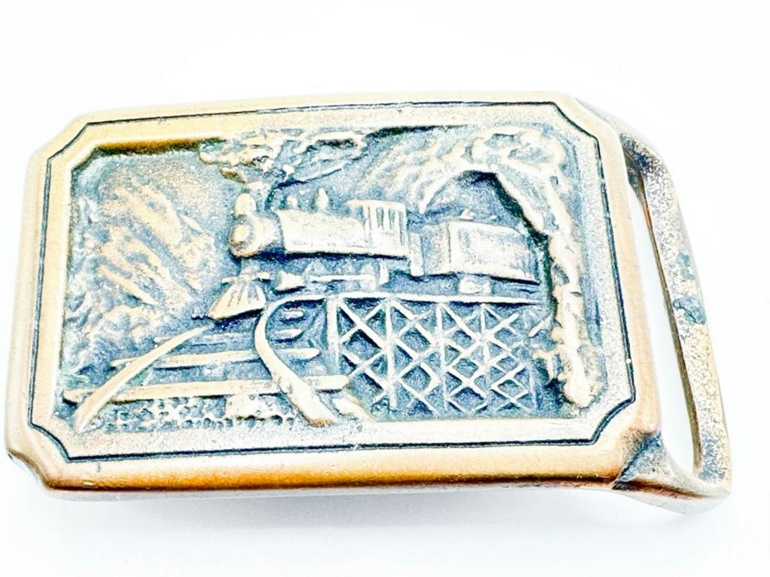 BRASS RR BELT BUCKLE (1 of 2)