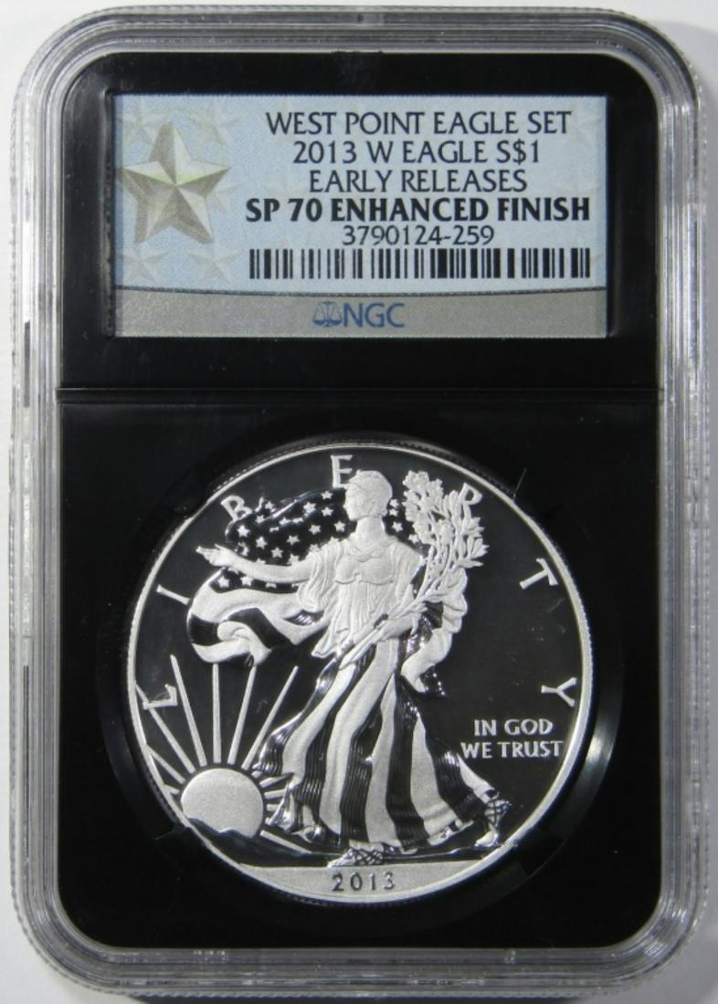 2013-W AMERICAN SILVER EAGLE NGC SP-70 (1 of 4)