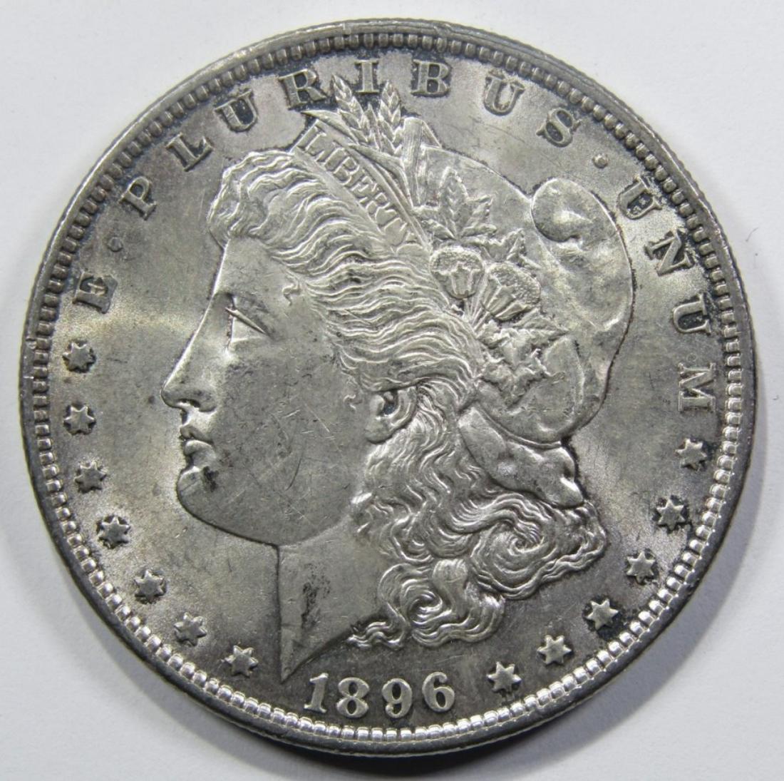1896 MORGAN DOLLAR BU (1 of 2)