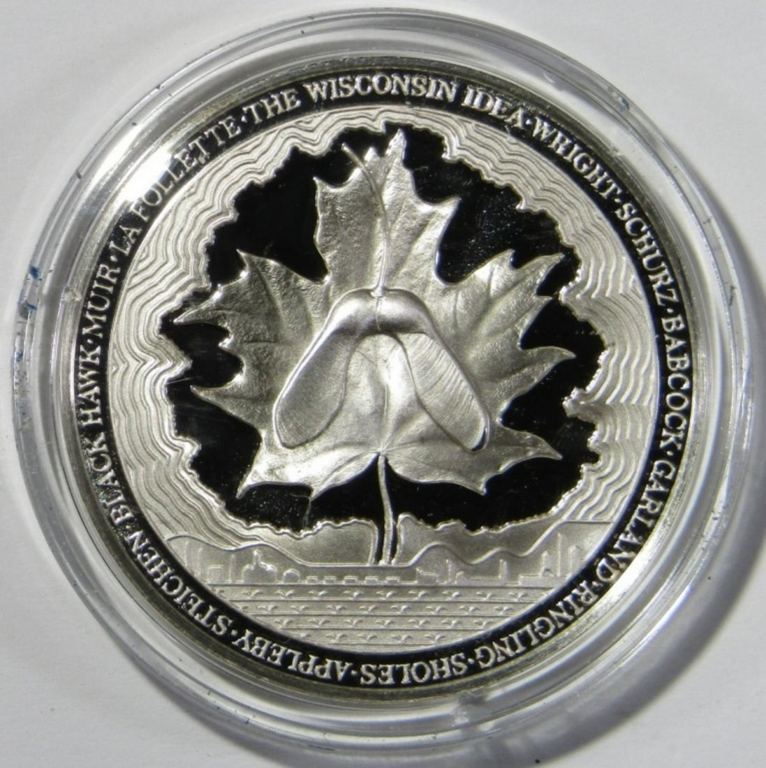 WISCONSIN STERLING SILVER STATE COMMEM (1 of 2)