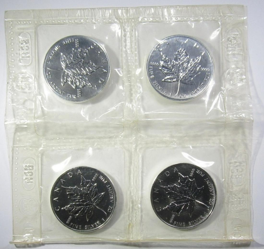 (4) 1999 CANADA $5 MAPLE LEAF COINS (1 of 4)