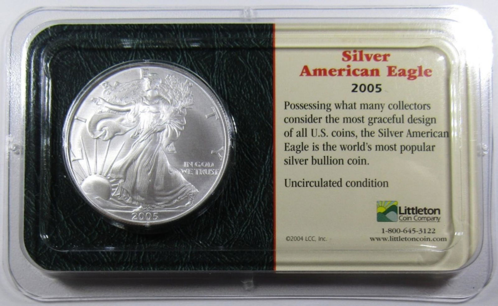 2005 SILVER EAGLE BU IN LITTLETON PACK (1 of 4)