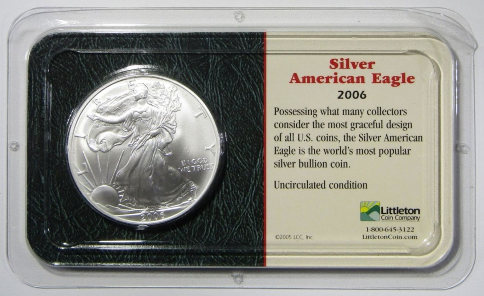 2006 SILVER EAGLE BU IN LITTLETON PACK (1 of 4)