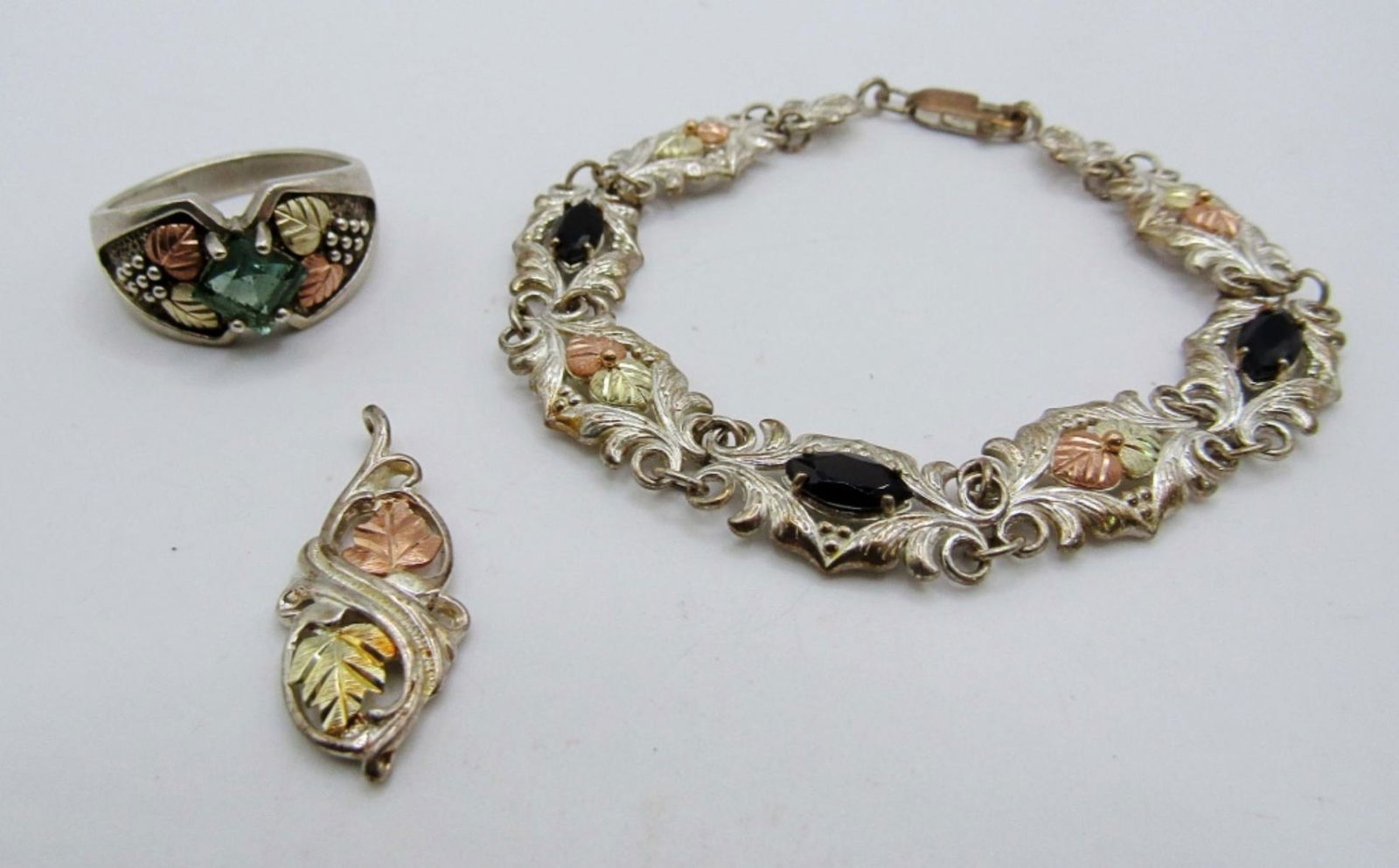 925/12k Charm, Ring, Bracelet Set (1 of 6)