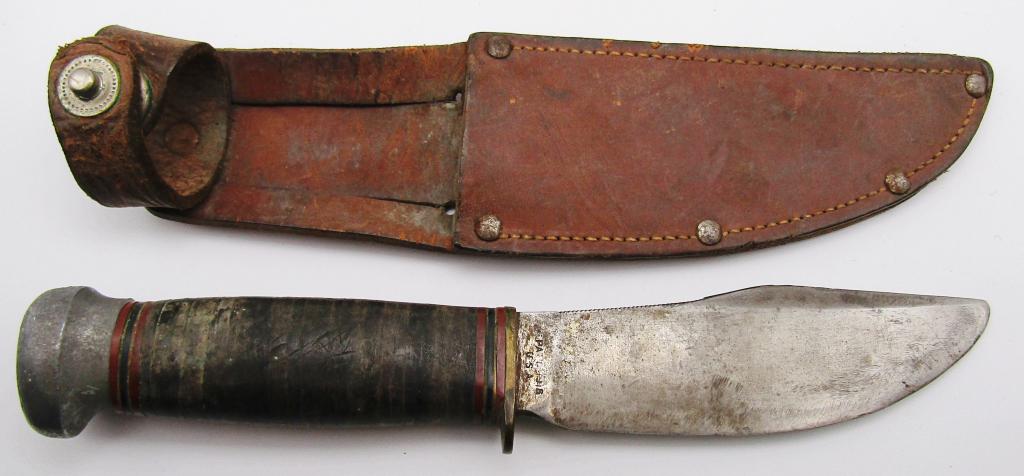 Vintage Marbles Fixed Blade Knife; Gladstone Mich. (1 of 9)