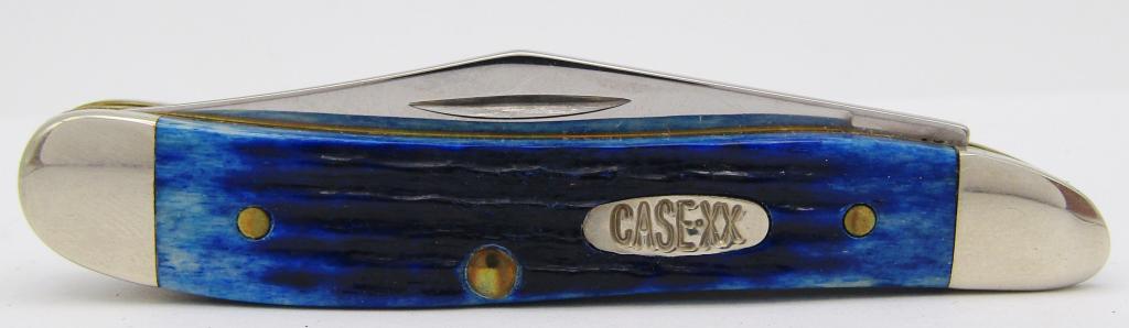 Case XX Blue Bone Peanut Pocket Knife #6220 SS: New!