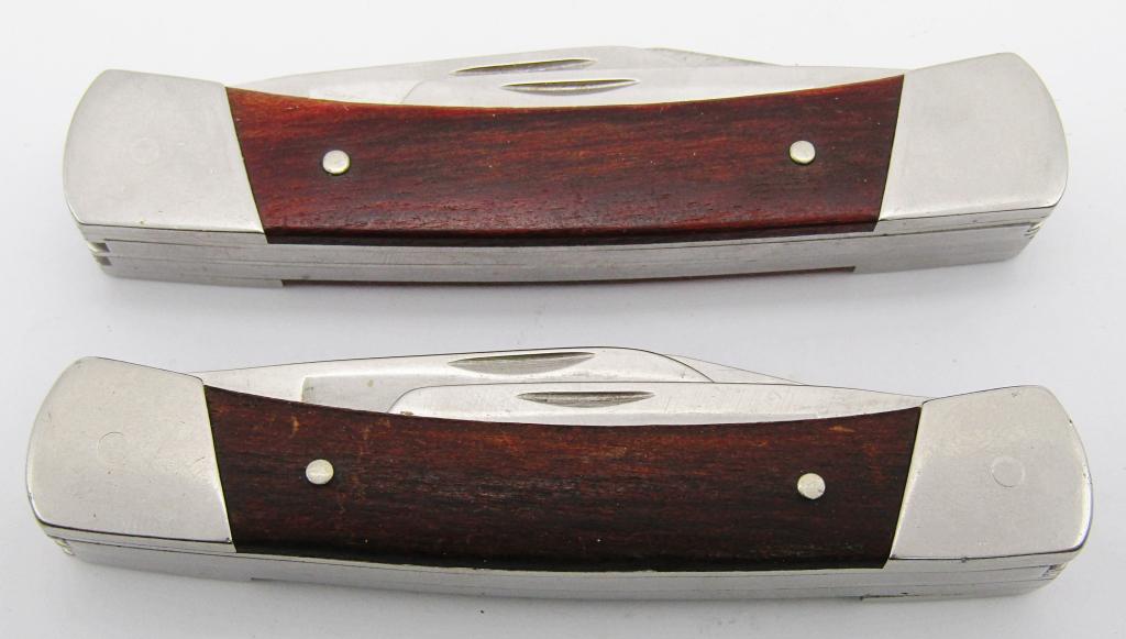 (2) Buck Folding Pocket Knifes; Both 703 3-Blade (1 of 6)