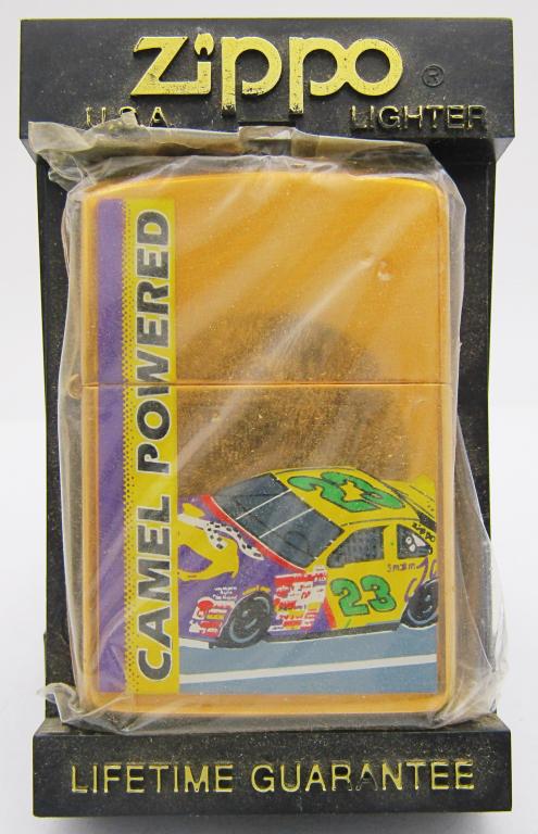 1997 Camel Powered 23 Racecar Brass Zippo Lighter (1 of 4)