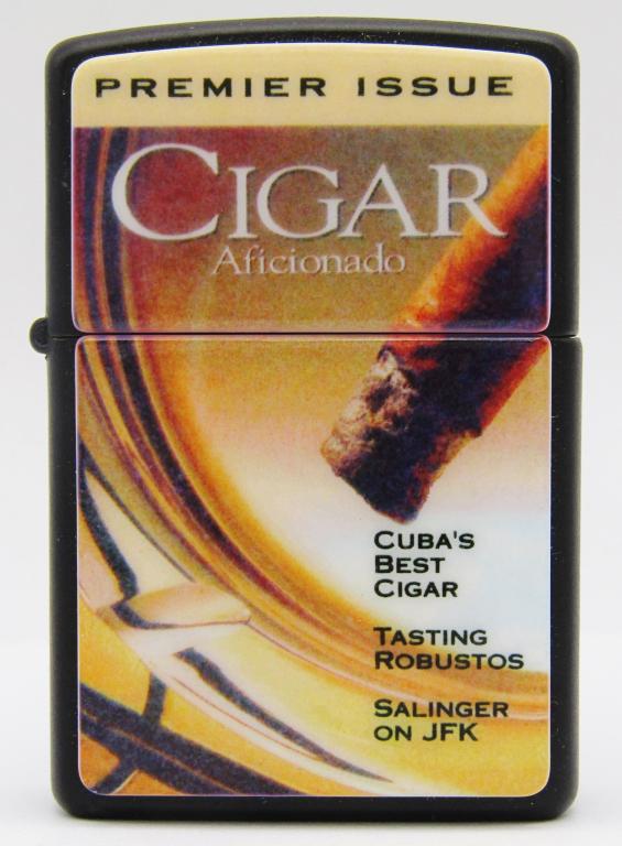 1998 Zippo Lighter Premier Issue Cigar Aficionado: Used Condition