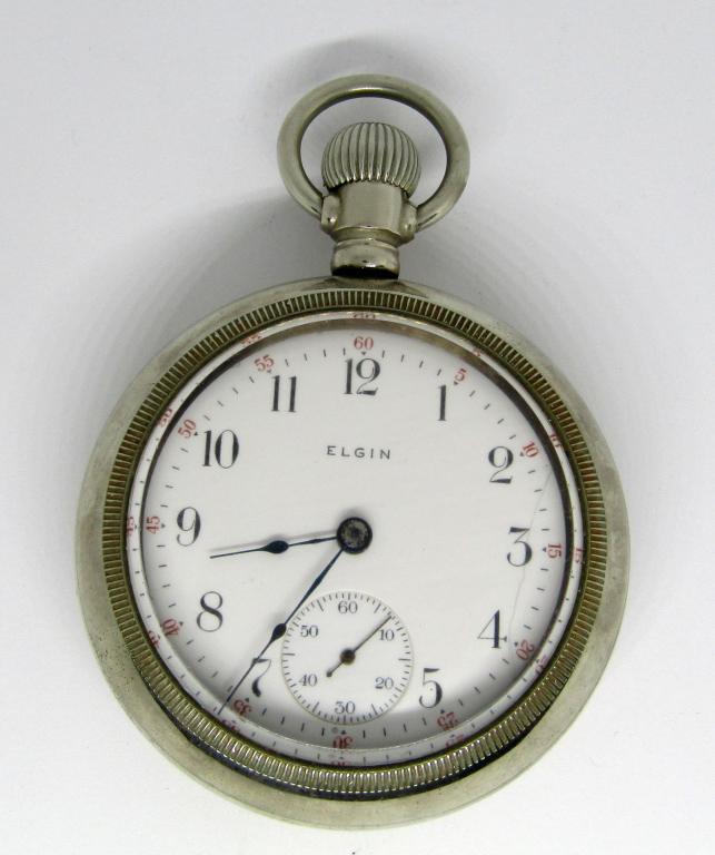 1909 ELGIN 18 SIZE POCKET WATCH (1 of 5)