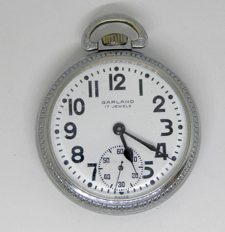 SWISS GARLAND 17j POCKET WATCH (1 of 5)