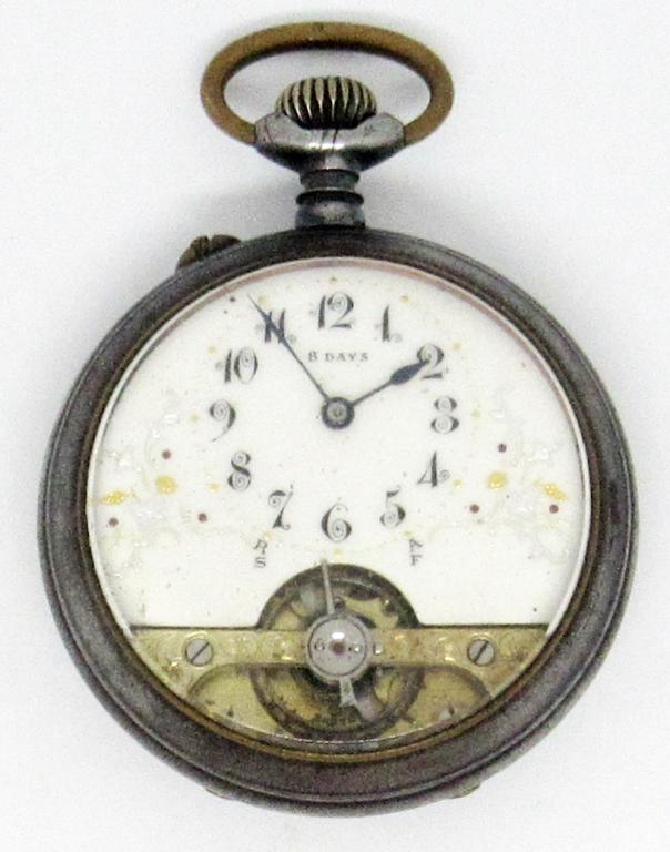 Swiss Hebdomas Style 8-Day Pocket Watch (1 of 6)