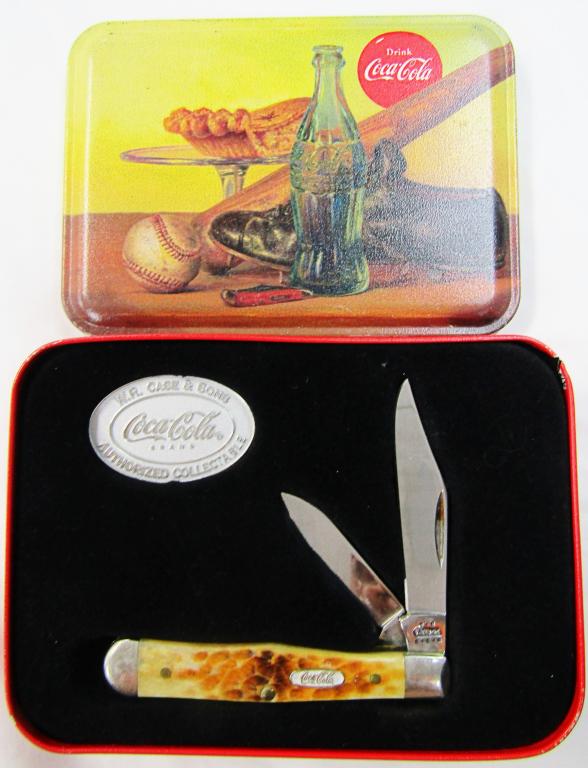 NEW Case XX 6225 1/2SS Coca-Cola Knife in Tin (1 of 7)