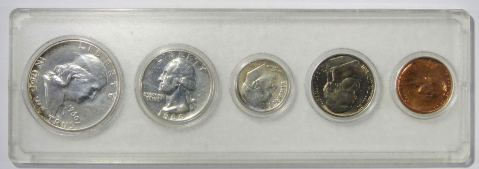 1960 YEAR SET IN PLASTIC HOLDER AU/BU (1 of 2)