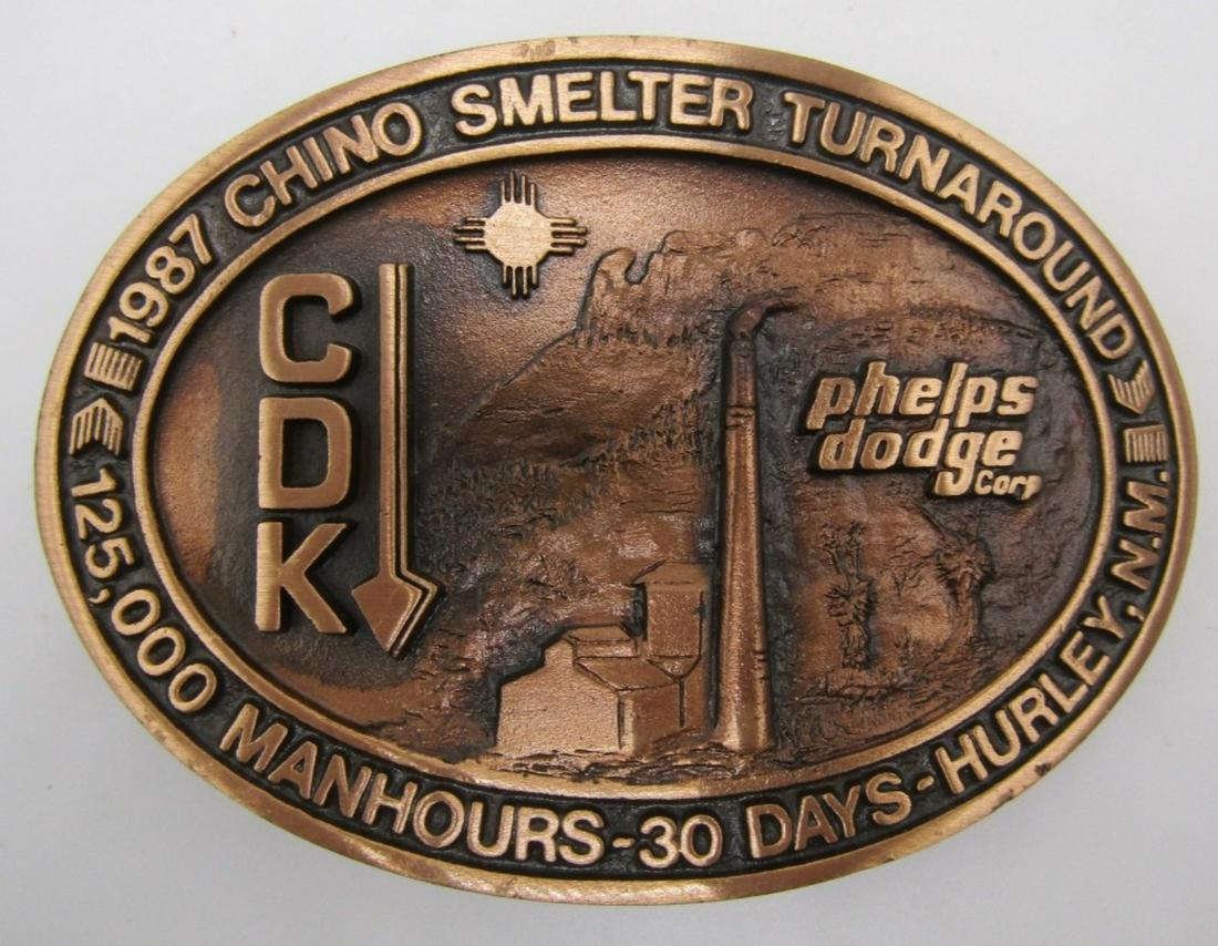 1987 CHINO SMELTER TURNAROUND BUCKLE (1 of 3)