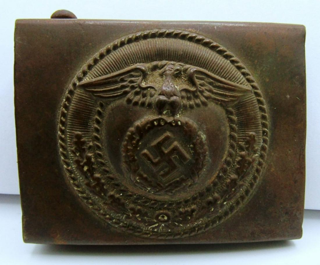 WWII GERMAN NSKK BELT BUCKLE: VINTAGE BELT BUCKLE