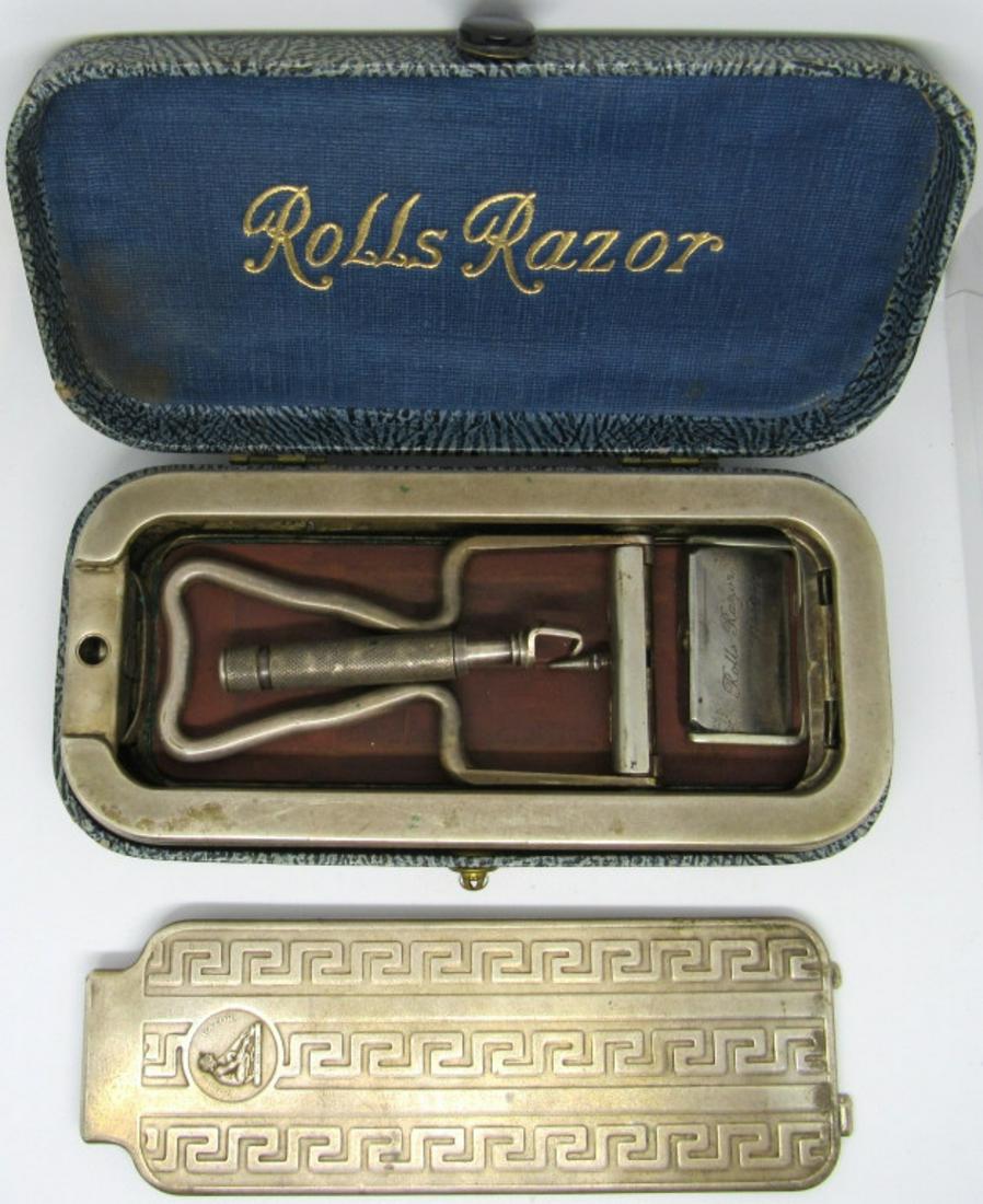 Vintage Rolls Razor 1920's Shaving Strop Blade Kit (1 of 6)