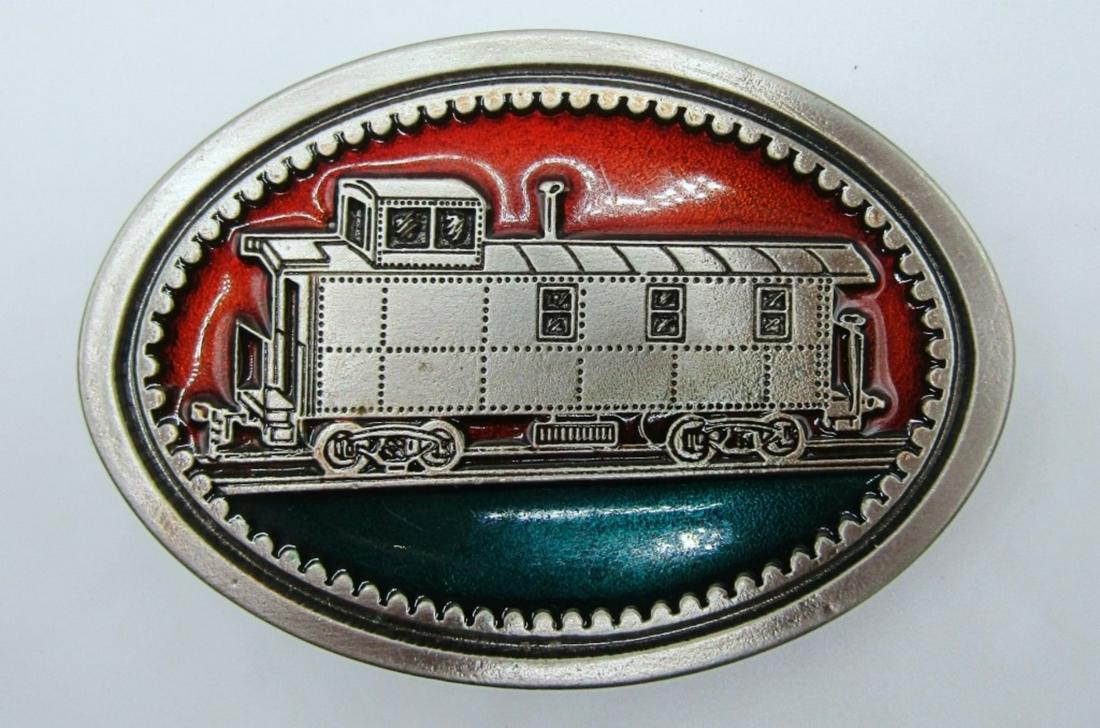 MEN TRAIN BELT BUCKLE: 3IN IN LENGTH