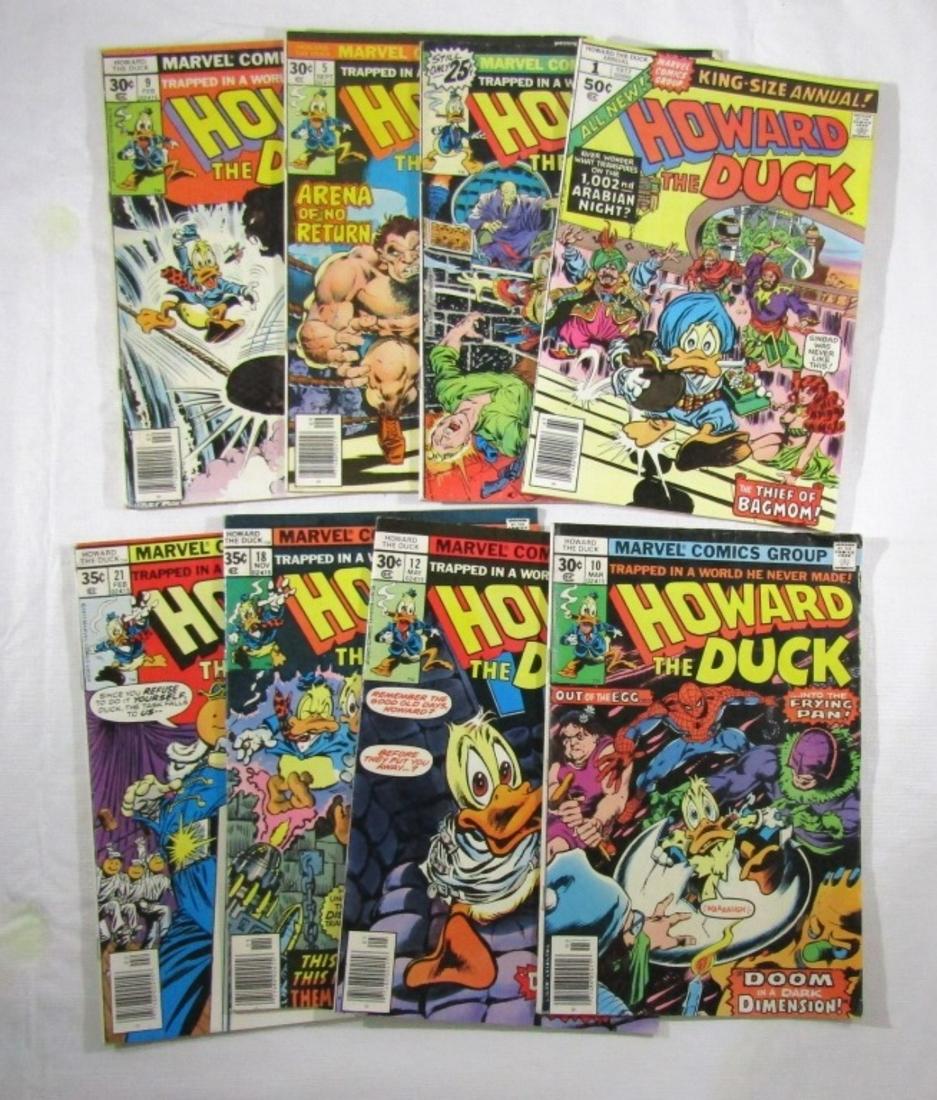 (8) HOWARD THE DUCK MARVEL COMIC LOT (1 of 5)