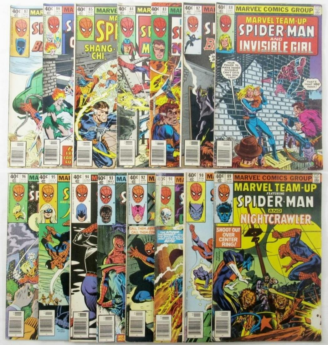 (15) MARVEL TEAM-UP  SPIDER-MAN #82 thru #96 (1 of 3)