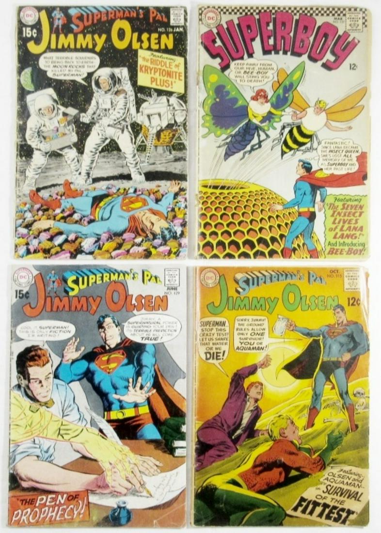 (4) VTG DC JIMMY OLSEN / SUPERBOY SILVER AGE LOT (1 of 2)